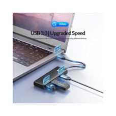Концентратор Orico USB-C to 2xUSB-C + 2xUSB3.0 (CA914210)