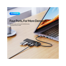 Концентратор Orico USB-C to 2xUSB-C + 2xUSB3.0 (CA914210)
