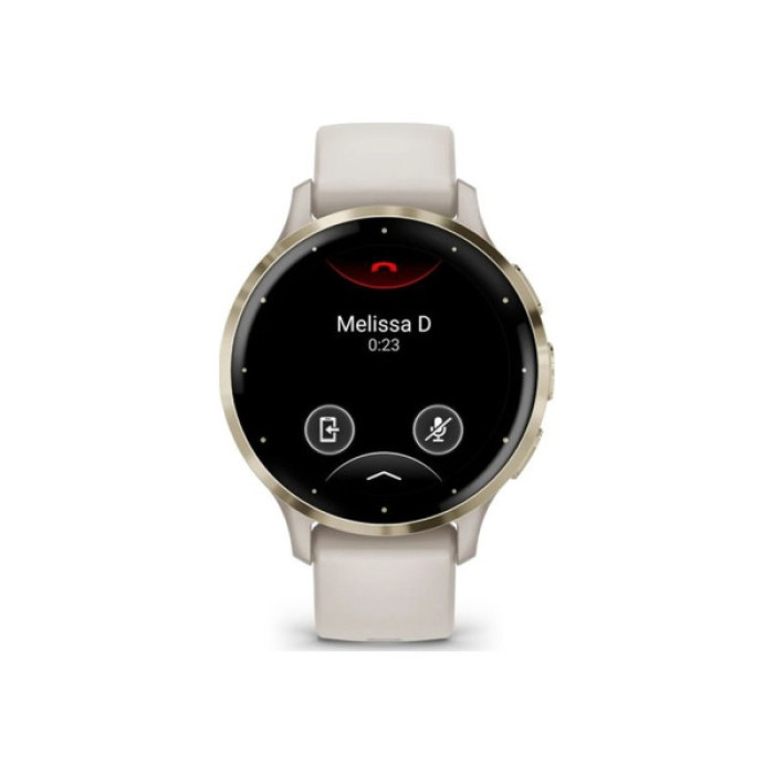 Смарт-годинник Garmin Venu 3S, Ivory + Soft Gold, GPS (010-02785-04)