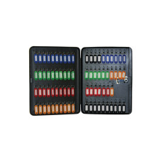 Бокс для ключів Buromax на 77 секції, з брелоками, з кодовим замком, сталевий, чорний (BM.0413)