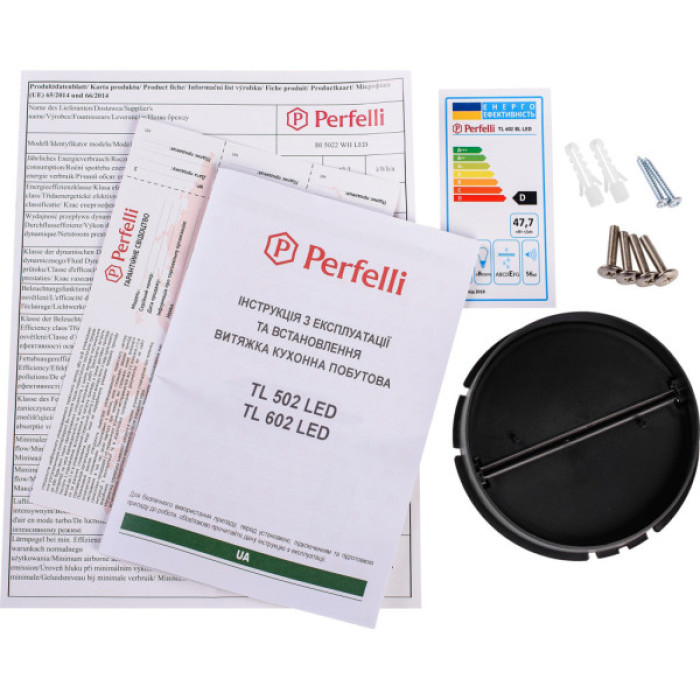 Витяжка кухонна Perfelli TL 602 BL LED