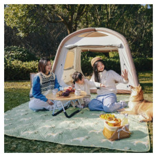 Туристичний килимок Naturehike для пікніка CNK2350WS010 210х240 см блакитний із принтом (6976507661645)