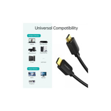 Кабель мультимедійний HDMI M to HDMI M 2.0m V2.1 8K60Hz HDR10 HLG Choetech (XHH-TP20)