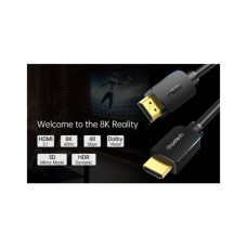 Кабель мультимедійний HDMI M to HDMI M 2.0m V2.1 8K60Hz HDR10 HLG Choetech (XHH-TP20)