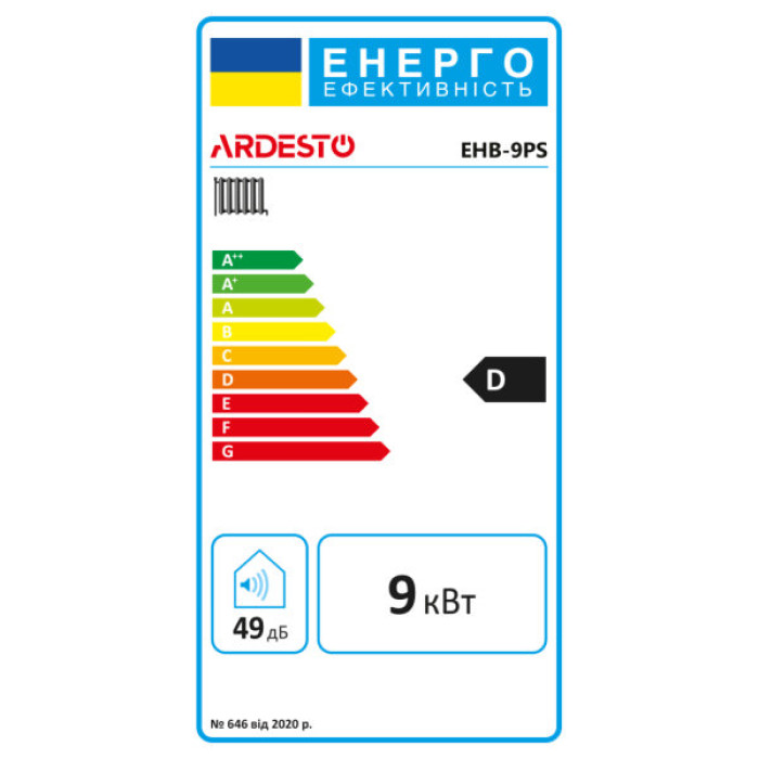 Котел Ardesto EHB-9PS