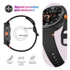 Ремінець до смарт-годинника Armorstandart Samsung Galaxy Watch 8 / 8 Classic (22x132 mm) Orange (ARM86875)
