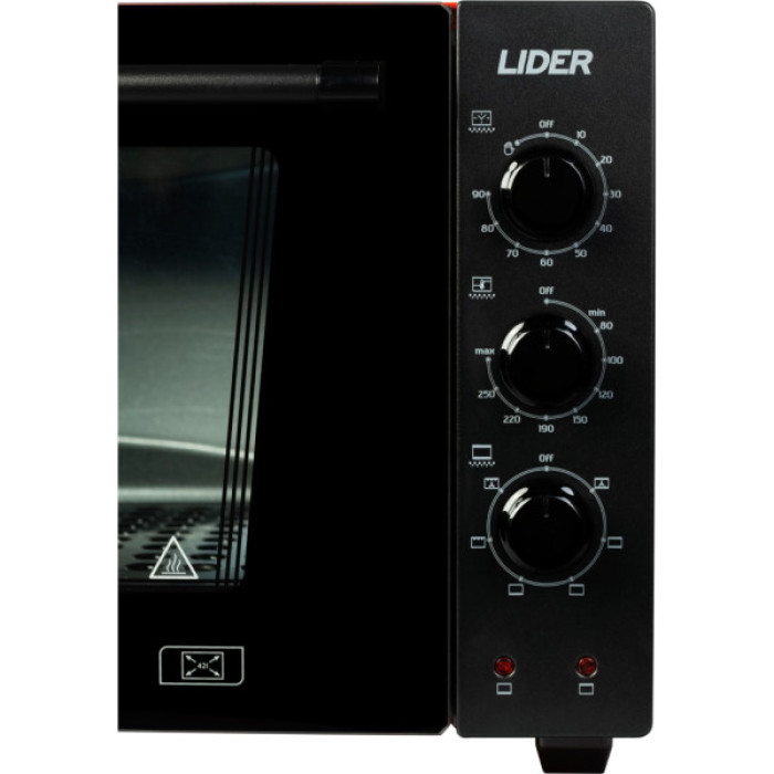 Електропіч LIDER 4223 LUX Black-Red