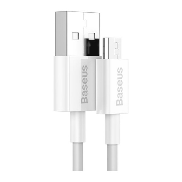 Дата кабель USB 2.0 AM to Micro 5P 2.0m Superior Fast Charging 2A white Baseus (CAMYS-A02)