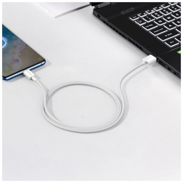 Дата кабель USB 2.0 AM to Micro 5P 2.0m Superior Fast Charging 2A white Baseus (CAMYS-A02)