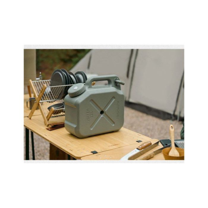 Каністра для води Naturehike CNH22CJ018 12 літрів темно-зелена (6927595753255)