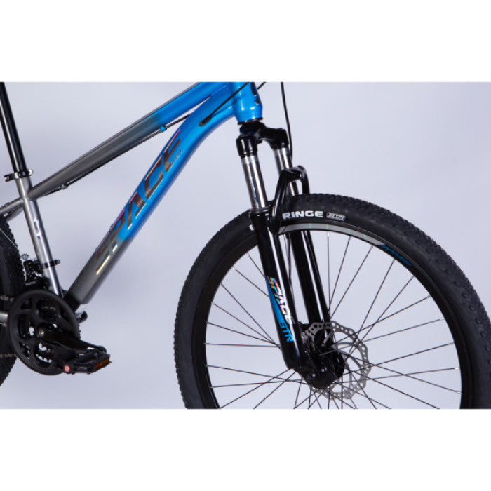 Велосипед Space 26" MARS DD FR рама-13" ST 2026 синьо-сірий (OPS-SP-26-080)