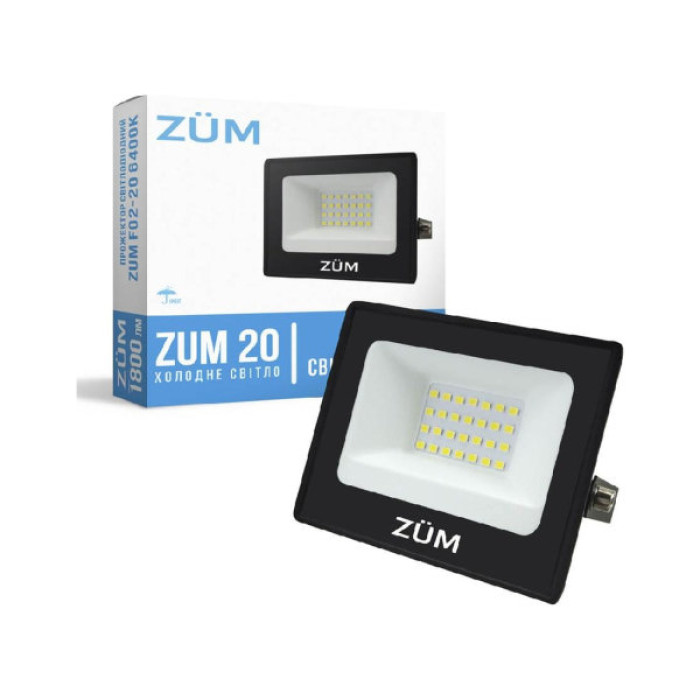 Прожектор Євросвітло ZUM F02-20 6400K