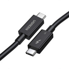 Дата кабель USB-C to USB-C 1.0m Thunderbolt 5 240W 5A 120Gbps 16/8/4K L703 black Ugreen (45996)
