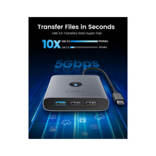 Концентратор Orico USB-C to 5-in-1 Docking Station 5Gbps (CA914227)