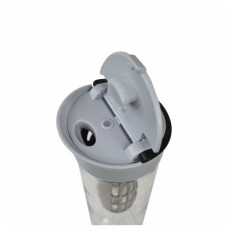 Пляшка для води Line Art Clear 800 мл сірий/чорний (20223LA-01)