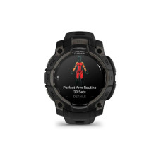 Смарт-годинник Garmin Instinct 3, 45mm, AMOLED, Black Bezel with Black Band, GPS смарт-годинник (010-02936-00)