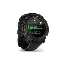 Смарт-годинник Garmin Instinct 3, 45mm, AMOLED, Black Bezel with Black Band, GPS смарт-годинник (010-02936-00)
