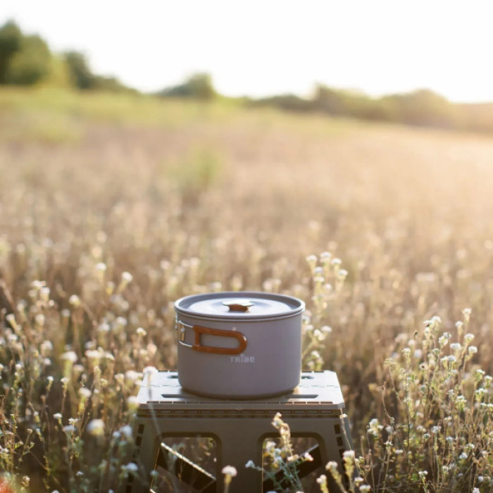 Котел туристичний Tribe Pot 3 л Alu алюмінієвий grey (T-FH-0015-grey)