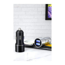 Зарядний пристрій XO TZ09 2.4A/2 USB + cable lightning Black (XO-TZ09L-BK)