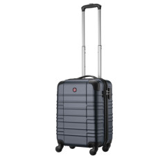 Валіза Wenger Amplar, мала, пластик, 4 колеса, синя (653144)
