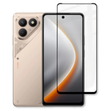 Скло захисне BeCover Tecno POVA 7 Neo (LJ6) Black (714920)