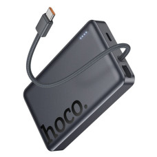 Батарея універсальна HOCO 10000 mAh Origen Dual PD/20W Magnetic with cable Type-C Metal Gray (Q44 / 714983)