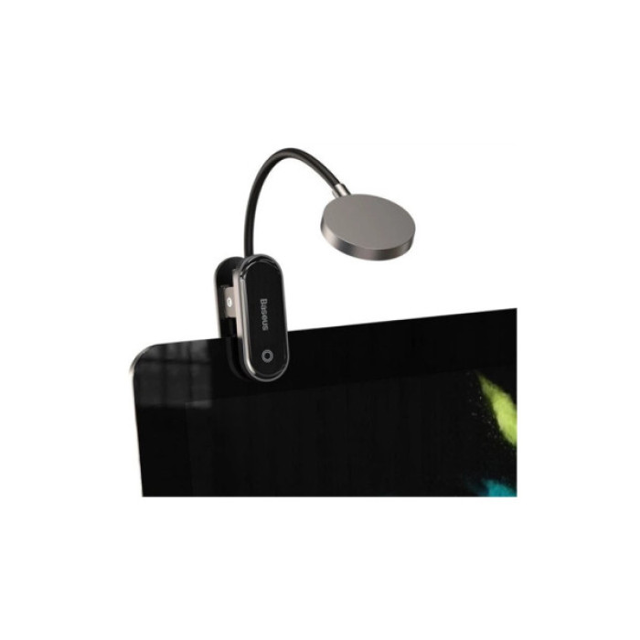 Настільна лампа Baseus Comfort Reading Mini Clip Lamp with battery Dark Gray (DGRAD-0G)