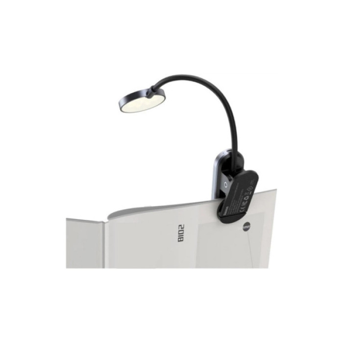 Настільна лампа Baseus Comfort Reading Mini Clip Lamp with battery Dark Gray (DGRAD-0G)