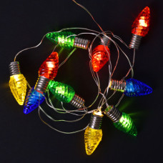 Гірлянда YES! Fun На мідному дроті Шишки 10 LED Тепло-біла 1.65 м На батарейках (801209)