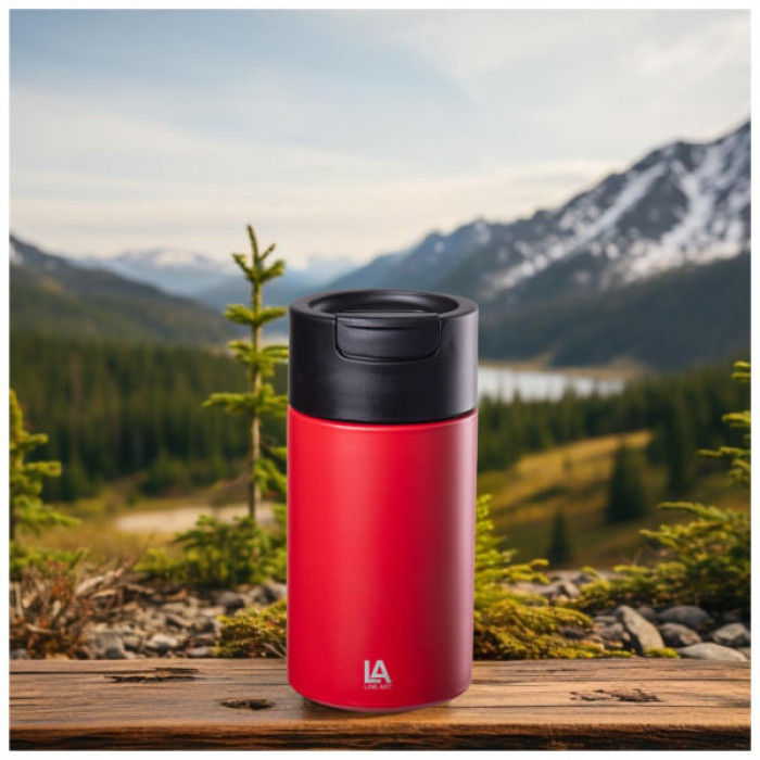 Термокружка Line Art Bogota 450 мл червоний (60023122LA-02)