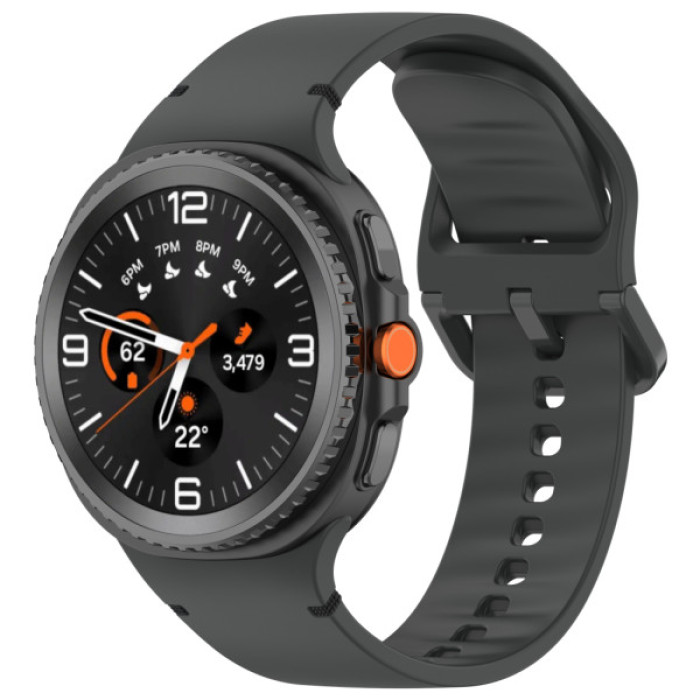 Ремінець до смарт-годинника Armorstandart Samsung Galaxy Watch 8 / 8 Classic (22x132 mm) Dark Grey (ARM86869)
