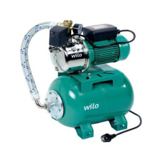 Насосна станція Wilo HWJ 301 EM, для водопостачання, бак 20 л, 2.0 м3/год, 6 бар, 1.1 кВт, 230V (2003758)