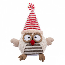 Новорічна фігурка Novogod`ko Сова в ковпачку, 30 см (974011)