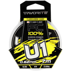 Флюорокарбон Favorite U1 FC 7m 14/0.62mm 50.8lb/23.06kg (1693.11.90)