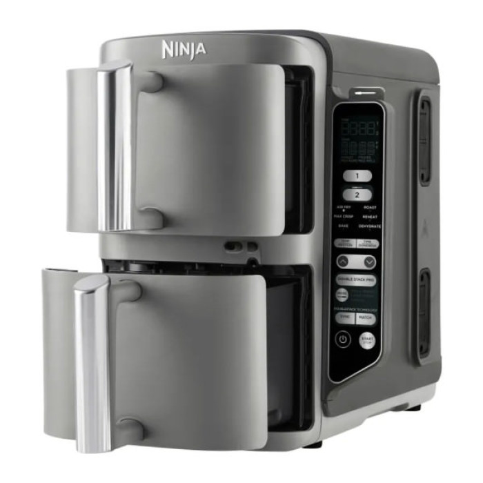 Мультипіч Ninja Double Stack XL 2-Level Hot Air Fryer 9,5 л with Smart Cook System (SL451EU)