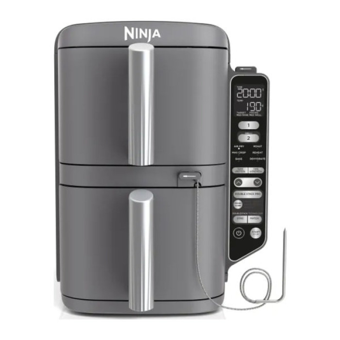 Мультипіч Ninja Double Stack XL 2-Level Hot Air Fryer 9,5 л with Smart Cook System (SL451EU)