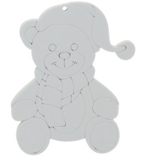 Ялинкова іграшка Chomik Комплект прикрас для розфарбовування 3шт 10см та фломас (5900779897120_2)