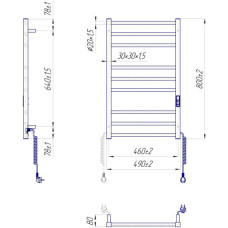 Сушарка для рушників MARIO 2.2.1608.03.BM