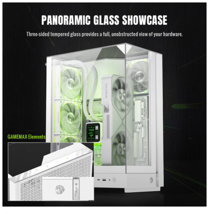 Корпус Gamemax T20 WH