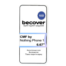 Скло захисне BeCover CMF by Nothing Phone 1 10D Black (713571)