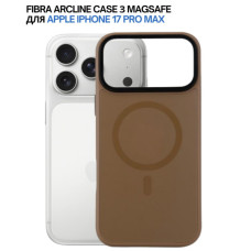 Чохол до мобільного телефона BeCover FIBRA ArcLine MagSafe Apple iPhone 17 Pro Max Brown (715388)