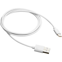 Дата кабель USB 2.0 AM to USB-C 1.0m white Canyon (CNE-USBC1W)