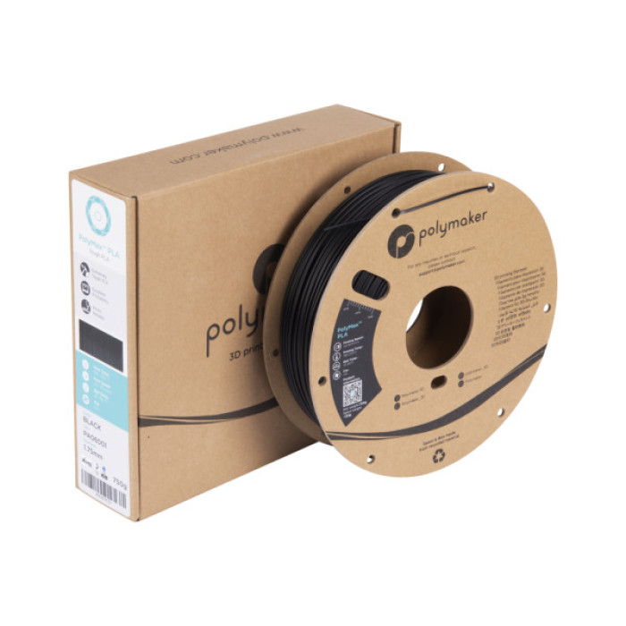 Пластик для 3D-принтера Polymaker TOUGH PLA 1,75mm 0,75kg BLACK (PA06001)