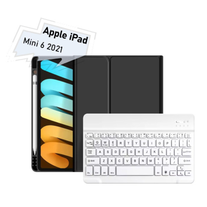Чохол до планшета BeCover with keyboard Apple iPad Mini 6 2021 Black (712986)