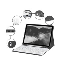 Чохол до планшета BeCover with keyboard Apple iPad Mini 6 2021 Black (712986)