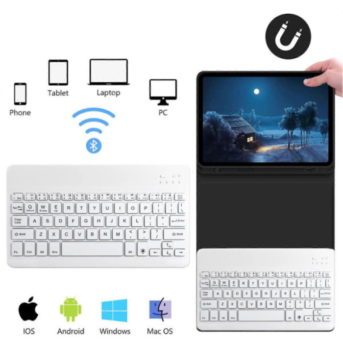 Чохол до планшета BeCover with keyboard Apple iPad Mini 6 2021 Black (712986)