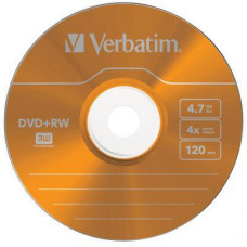 Диск DVD Verbatim 4.7Gb 4x SlimCase 5шт Color (43297)
