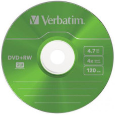 Диск DVD Verbatim 4.7Gb 4x SlimCase 5шт Color (43297)