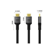 Кабель мультимедійний HDMI M to HDMI M 3.0m V2.1 8K black ColorWay (CW-CBHD089-BK)