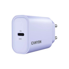 Зарядний пристрій Canyon 30CL OnCharge USB-C PD30W Purple (CNE-CHA30CLPU)
